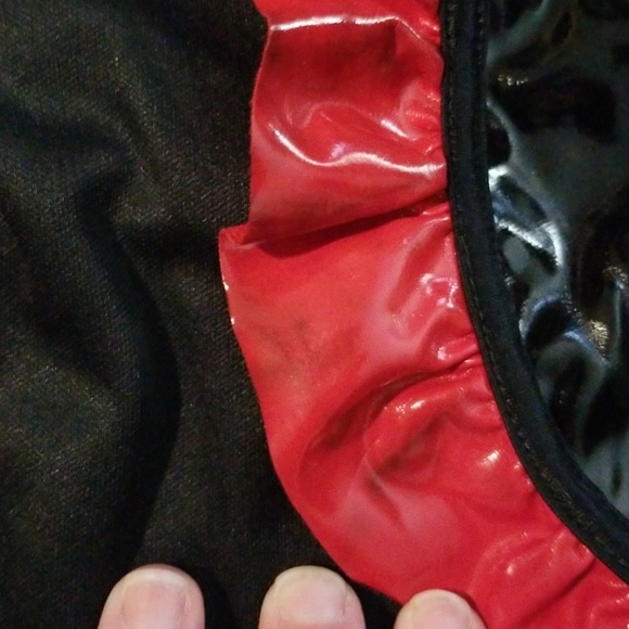 Pvc wet look jacket bollero - Picture 3 of 4